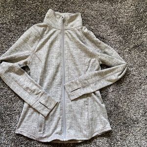 Activewear zip up jacket, with thumb holes, light weight